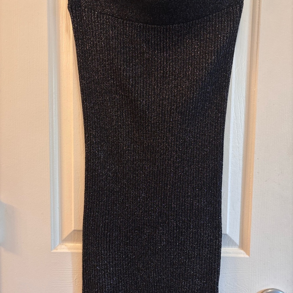 GAP Black Sparkle Knit Skirt
